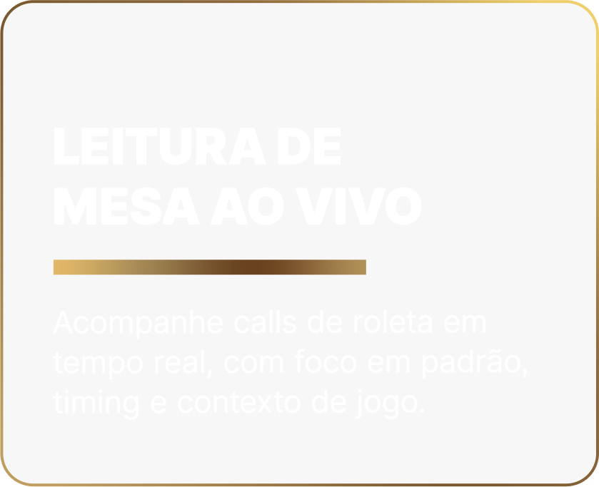 Leitura de Mesa ao Vivo